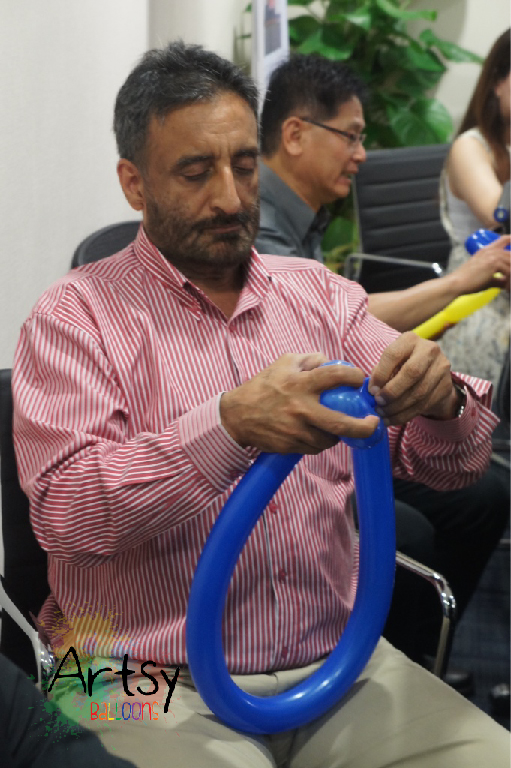 , Corporate team building workshop for a local company!, Singapore Balloon Decoration Services - Balloon Workshop and Balloon Sculpting