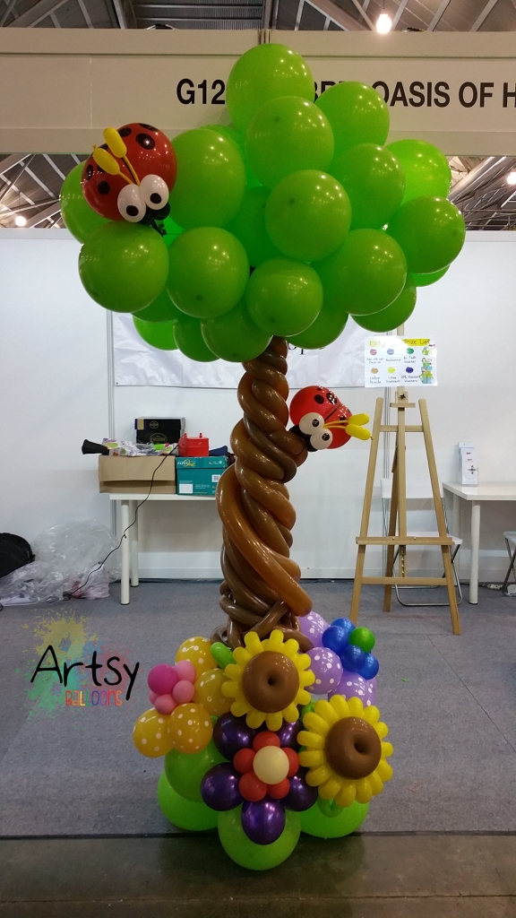 , Balloon decoration for a Expo booth in Singapore!, Singapore Balloon Decoration Services - Balloon Workshop and Balloon Sculpting
