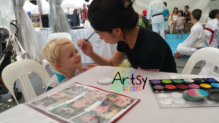 , Face Painting (Singapore), Singapore Balloon Decoration Services - Balloon Workshop and Balloon Sculpting