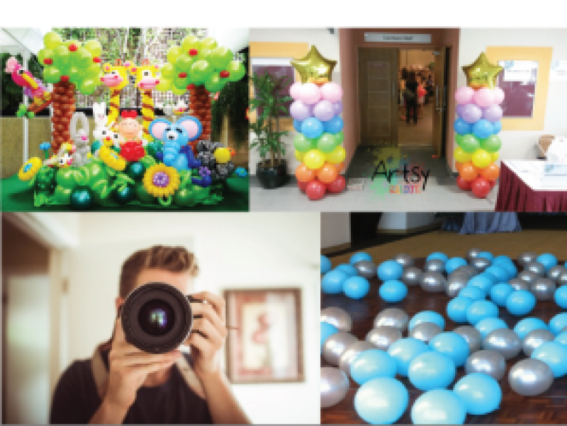 , Birthday Balloon Decoration Package, Singapore Balloon Decoration Services - Balloon Workshop and Balloon Sculpting